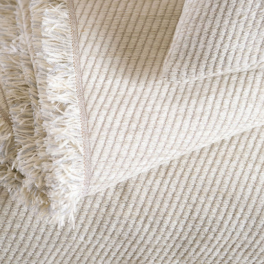 Rythmos Perna De Canapea Charlie Din 100% Bumbac Ecru 40x40cm