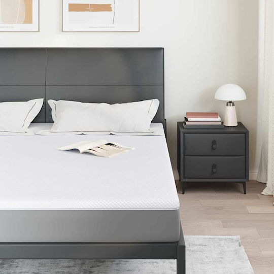 vidaXL Ανώστρωμα King Size Polyester 200x200x3.5εκ.