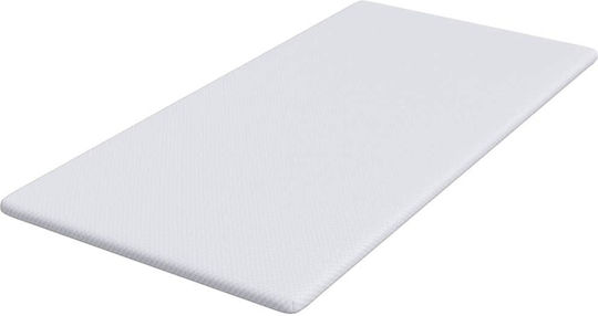 vidaXL Топ матрак Единичен Полиестер 90x190x3.5 см