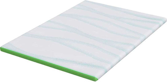 vidaXL Topper Dublu Spumă 140x190x6buc