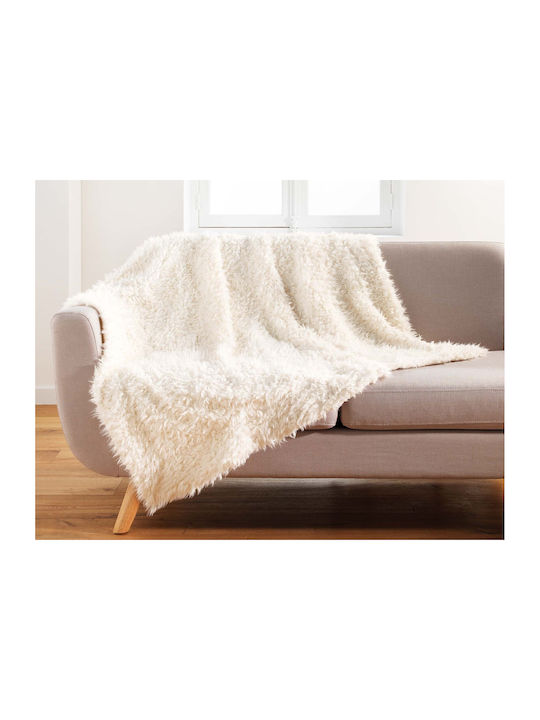 L-c Mouton Furry Blanket Sofa 125x150cm Mouton