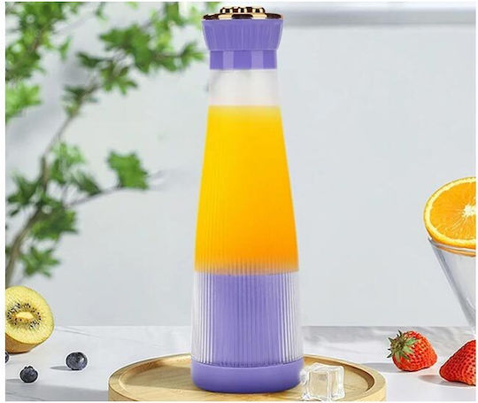 Ασύρματο Μπλέντερ με Πλαστική Κανάτα 400 ml Μωβ