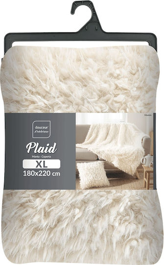 L-c Mouton Ριχτάρι Πολυθρόνας Γούνινο 180x220εκ. Mouton