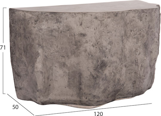 Κονσόλα Γκρι Μ120xΠ50xΥ71εκ. Κονσόλα Γκρι Μ120xΠ50xΥ71εκ.