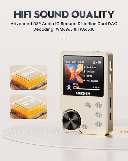 Mechen M30 Hi-res MP3-Spieler (64GB) Gold