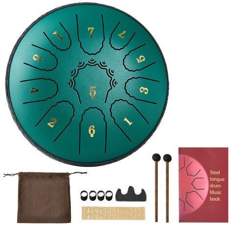Vevor Steel Tongue Drum 11 Notes 16.5cm