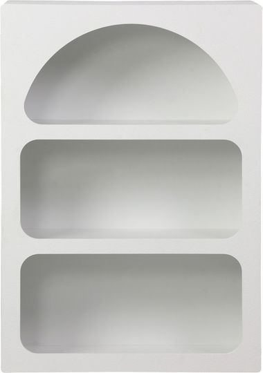 Wall Shelf Emersi White 70x35x100cm