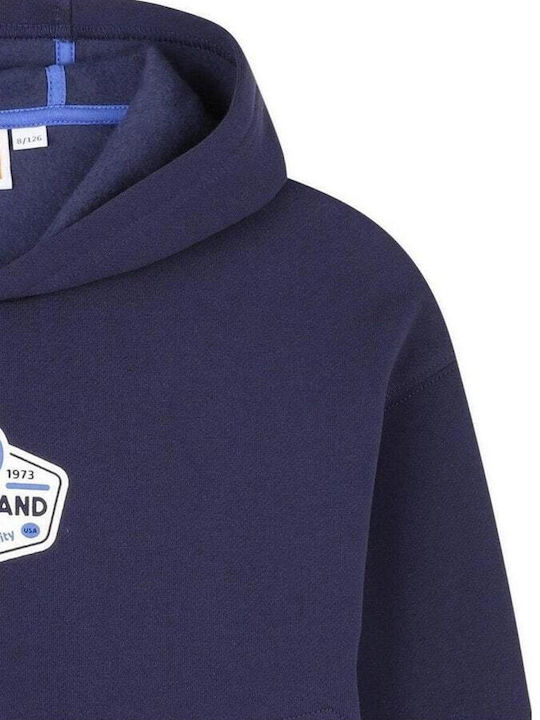 Kinder-Sweatshirt mit Kapuze Blau