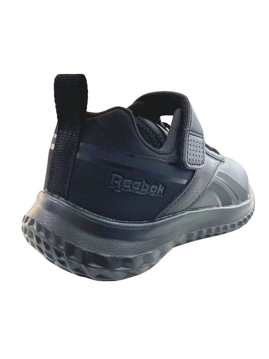 Waterproof Kids Sports Shoes Running with Hoop & Loop Closure Black