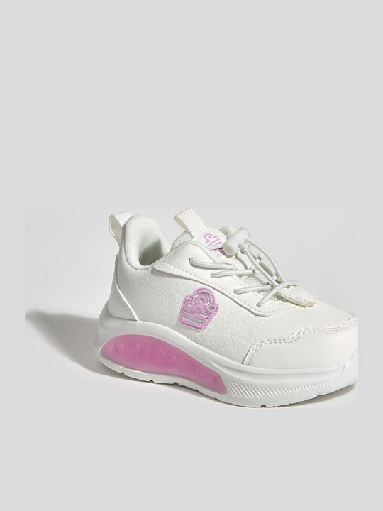 Παιδικά Sneakers με Φωτάκια Λευκά