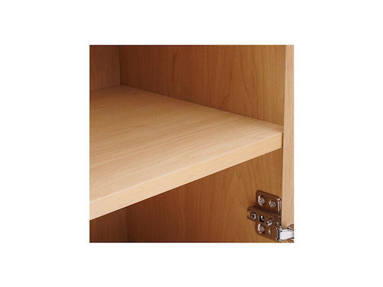 Badezimmerschrank B45xT30xH80cm Braun
