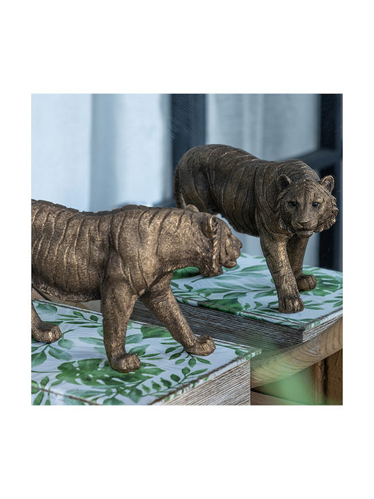 Artekko Decorative Animal Polyresin Tiger 29x9x15cm 1pcs