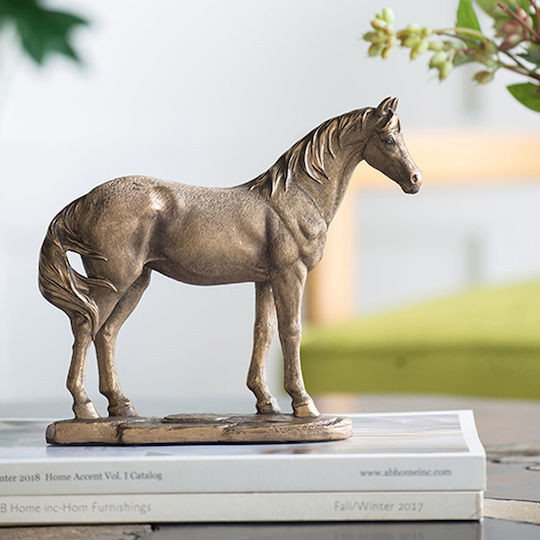 Artekko Dekorativ Pferd aus Polyresin 21x6x18cm 1Stück