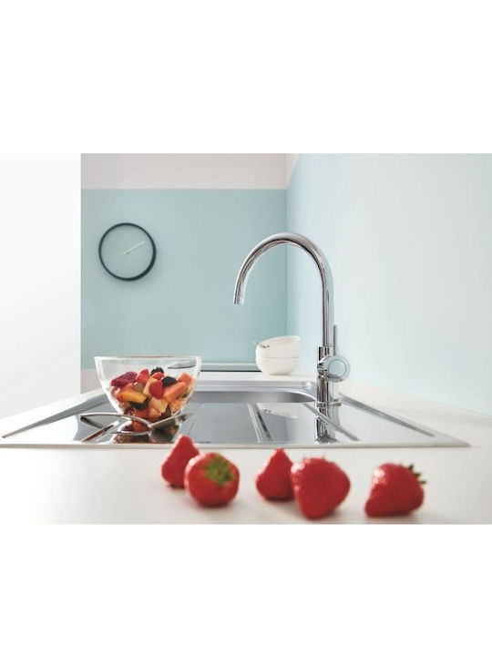 Grohe Start Classic Μπαταρία Κουζίνας Πάγκου Ασημί