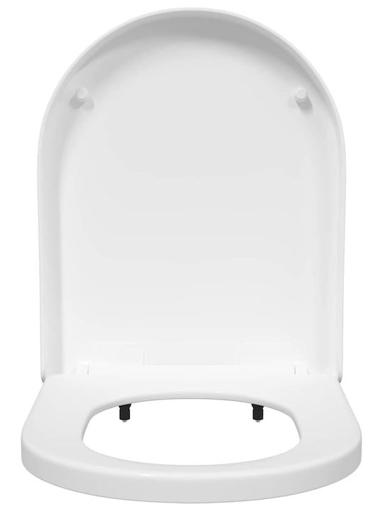 vidaXL Тоалетна, стояща на пода Бяла 8721288756312