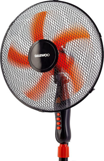 Daewoo Ανεμιστήρας Ορθοστάτης 50W Κόκκινος