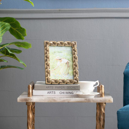 Artekko Frame Plastic with Gold Frame
