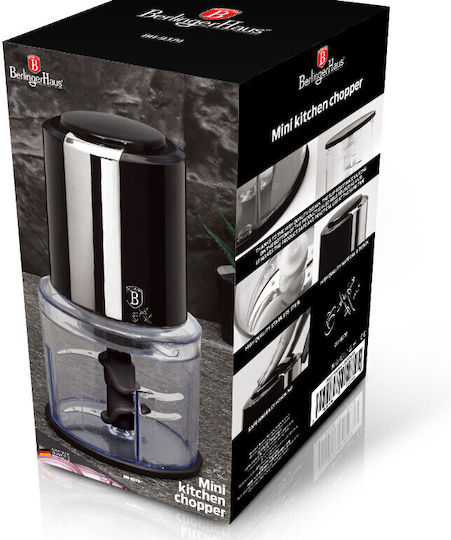 Berlinger Haus Πολυκόπτης Multi 300W με Δοχείο 600ml Μαύρος