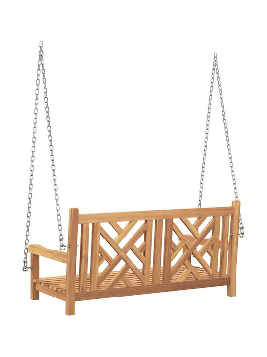 Wooden Swing Brown L114xW60xH64cm