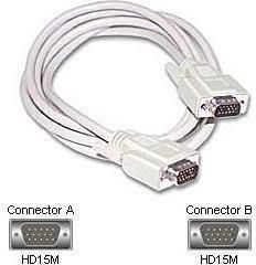 Vga Cable D-sub M Vga D-sub M 3m Gray Logo