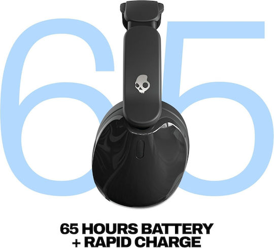 Skullcandy HESH 540 ANC Wireless / Wired Over Ear Headphones with 65 hours of Operation and Quick Charge Black