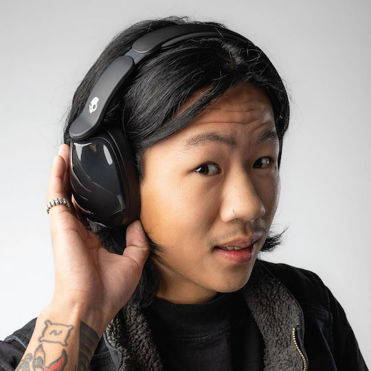 Skullcandy HESH 540 ANC Wireless / Wired Over Ear Headphones with 65 hours of Operation and Quick Charge Black