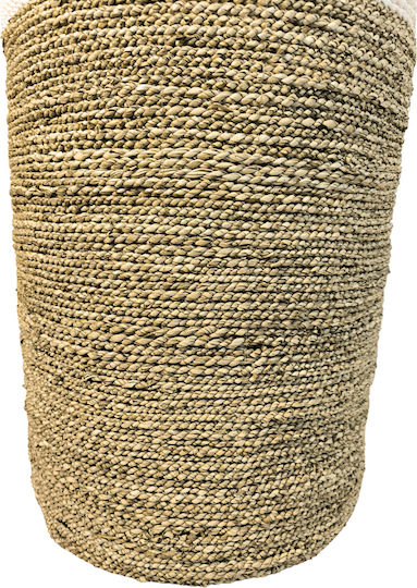 Inart Set dekorative Körbe Weiß 42x41x68cm 3Stück