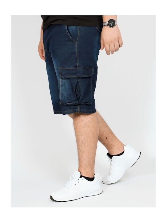 Herrenshorts Jeans Marineblau