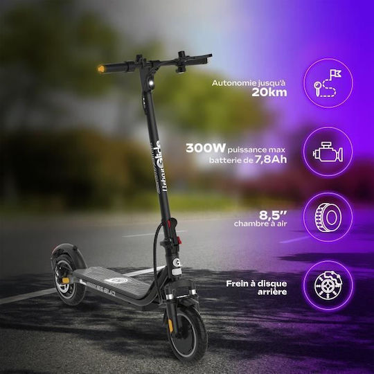 UrbanGlide Ride 85 EVO Електрически Скутер с 25km/h Максимална Скорост и 20km Автономия в Черен Цвят