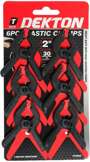 Spring Clamps 2” Set 6 Pieces