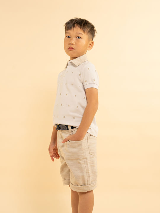 Kids' Set with Shorts Summer 2pcs White