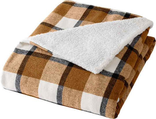 Douceur d'Intérieur Одеяло Sherpa Канапе 125x150 см Кемъл