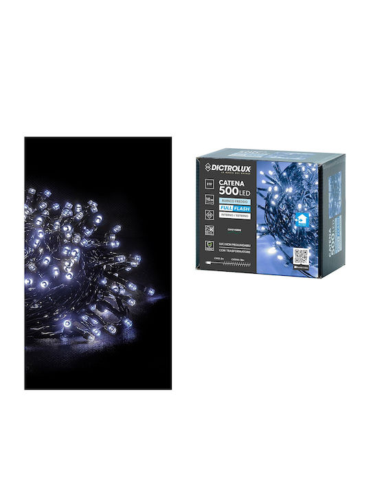 500 Λαμπάκια LED 13μ. Ψυχρό Λευκό σε Σειρά 500 Λαμπάκια LED 13μ. Ψυχρό Λευκό σε Σειρά