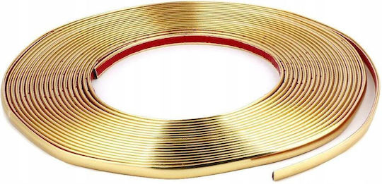 Selbstklebender Ornamentenrolle 6mm x 15m Gold Chrom Farbe
