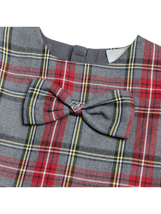 Children's Dress Sleeveless Checked Multicolour