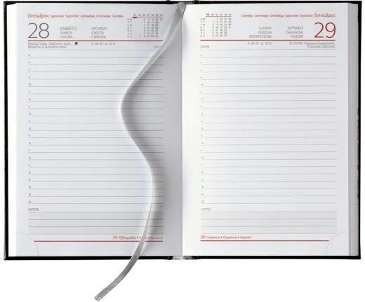 Daily Diary 2026 11*16.5cm Sidney Classic Blue S