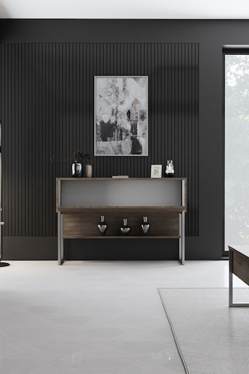 Comoda pentru Dormitor Silver, Walnut 120x30x80buc