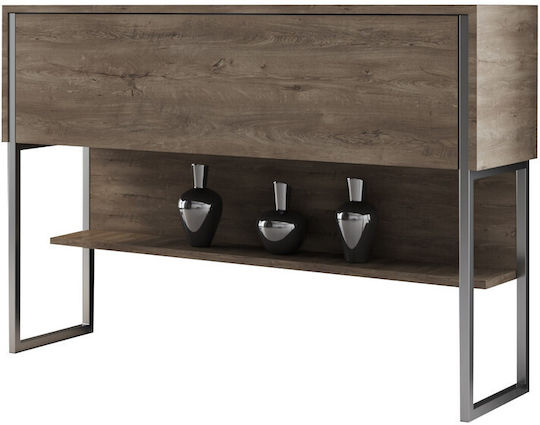 Comoda pentru Dormitor Silver, Walnut 120x30x80buc