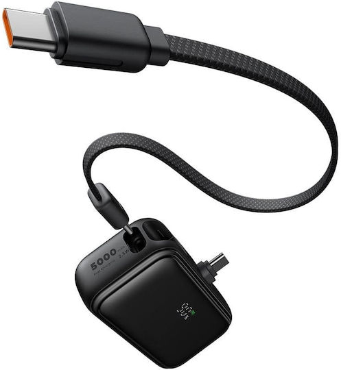 Mcdodo MC-7760 Power Bank 5000mAh 22.5W με Θύρα USB-C Μαύρο