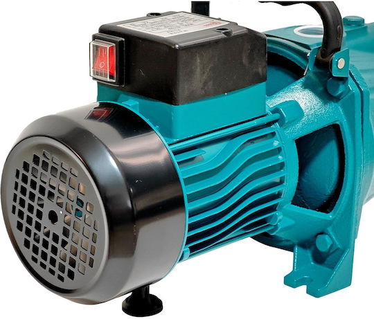 Jet100p Pompă de Apă de Suprafață 1.5kw Apă Curată 60l/min 50m 1" Buton Pornit-Oprit Bobinaj Din Cupru Masiv