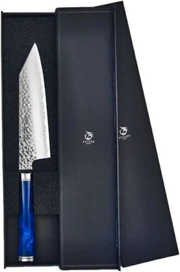 Ryusen Messer Santoku aus Damaststahl 17cm