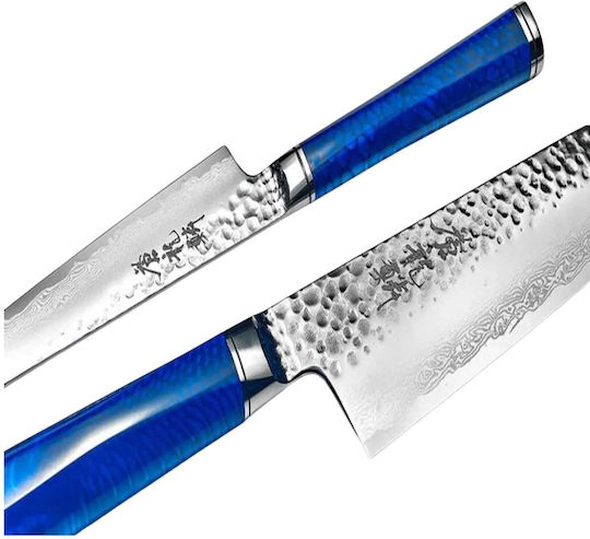 Ryusen Souryurin Μαχαίρι Nakiri από Δαμασκηνό Ατσάλι 16cm