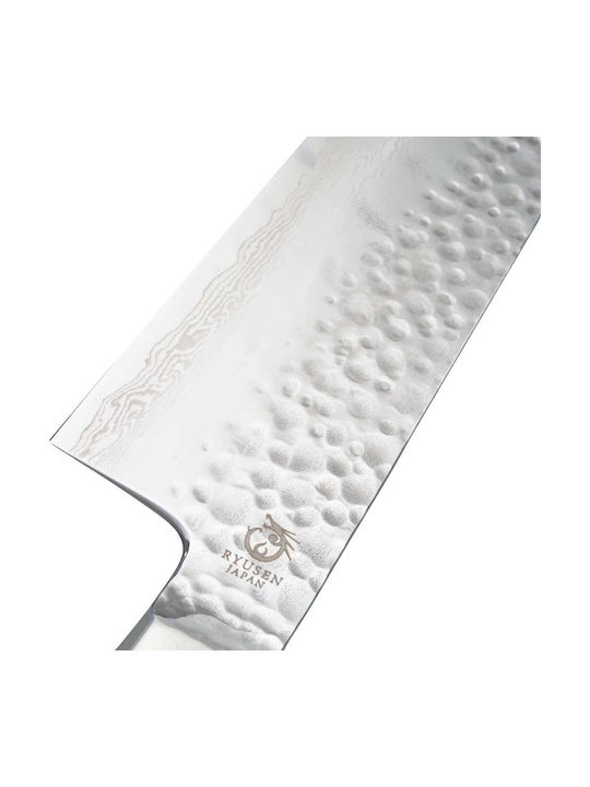 Ryusen Cuțit Santoku din Oțel Damasc 17cm