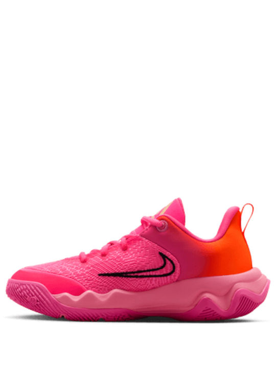 Giannis Immortality 4 Kids Sports Shoes Basketball with Laces Pink