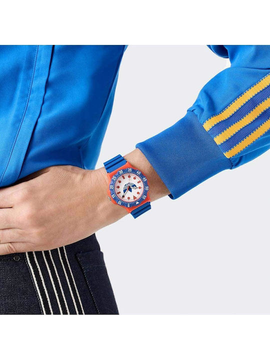 adidas Ρολόι Μπαταρίας με Καουτσούκ Λουράκι adidas Ρολόι Μπαταρίας με Καουτσούκ Λουράκι