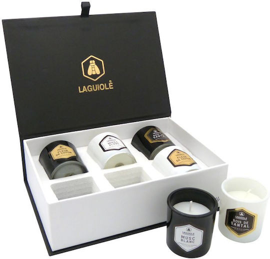 Lou Laguiole Αρωματικό Κερί Σόγιας σε Βάζο με Άρωμα Cotton 60gr 6τμχ