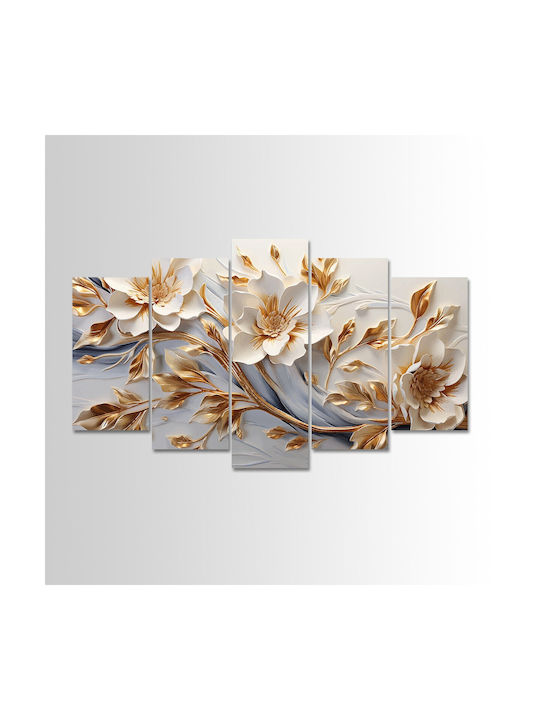 Σετ Διακοσμητικοί Πίνακες Mdf 5 Τεμάχια 5mdf4588_60100 100 X 60 296cty1331 20x60 Cm