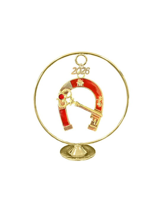 Tatu Moyo Handmade Tabletop Lucky Charm Horseshoe Gold 2026 1pcs Tatu Moyo Handmade Tabletop Lucky Charm Horseshoe Gold 2026 1pcs