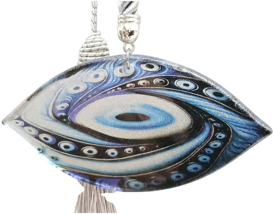 Kalliopi Silver Handmade Окачен Гоури Горелка Син от Стъкло 2026 5x11см 1бр Kalliopi Silver Handmade Окачен Гоури Горелка Син от Стъкло 2026 5x11см 1бр