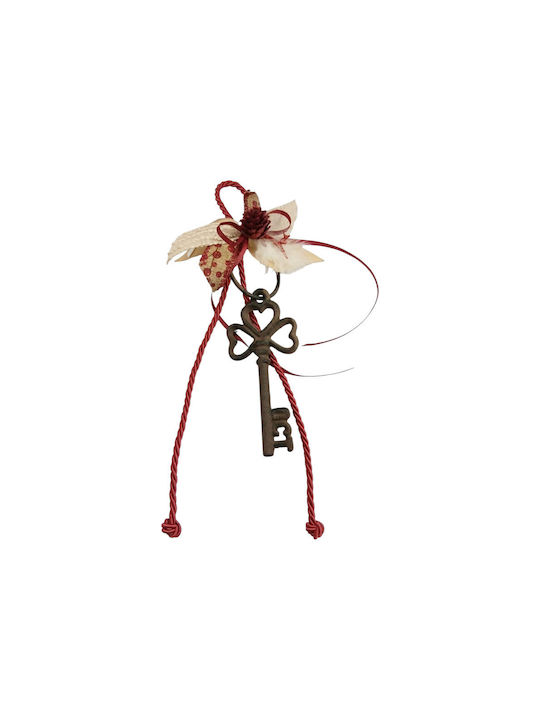 Kalliopi Silver Handmade Hanging Lucky Charm Basin Wrench Red 2026 5x12cm 1pcs